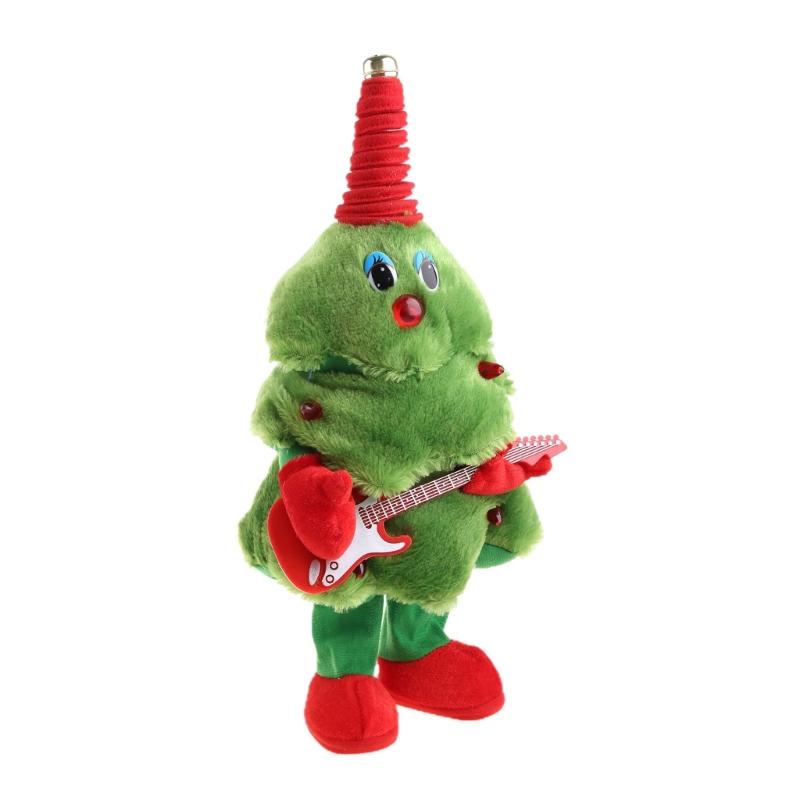 Dancing Christmas Tree Singing Xmas Tree Electronic Toy for Doll Music Xmas Gift Holiday Ornament Festival Table Decorat