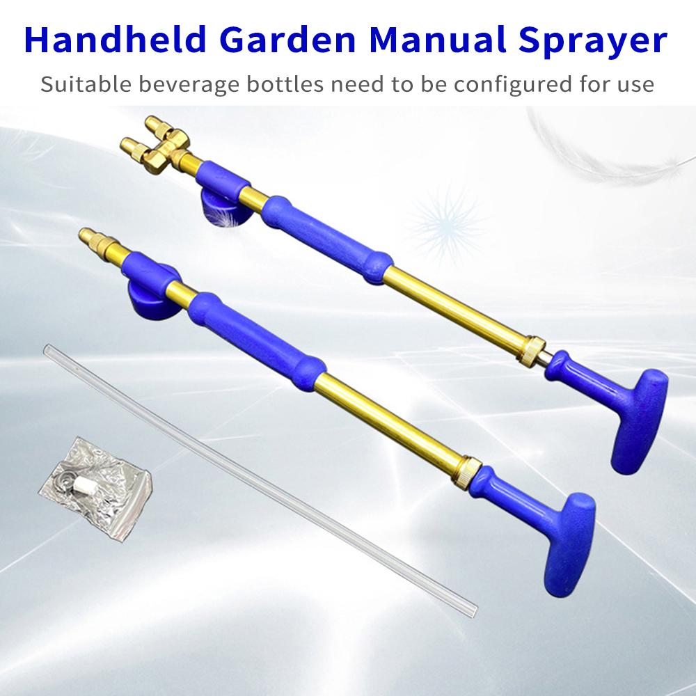 Pulverizador de Garrafa Manual de Jardim Pulverizador Manual Pulverizador de Água Garrafa com Bico de Cobre Ajustável Adequado para