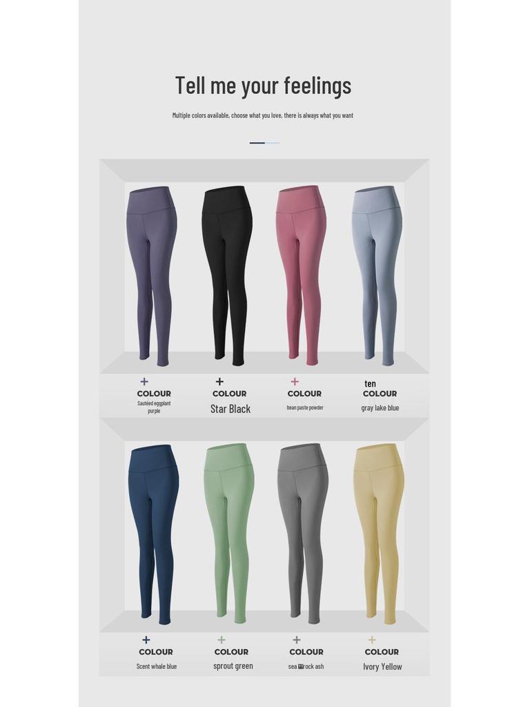 Seamless Yoga Set: Women's Long Sleeve Top & High Waist Peach Lift Pants for Gym & Running