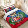 Bedding Set 1 Duvet Cover 2 Pillowcases Royal Engineers A.F.C Print Bedroom Home Decoration