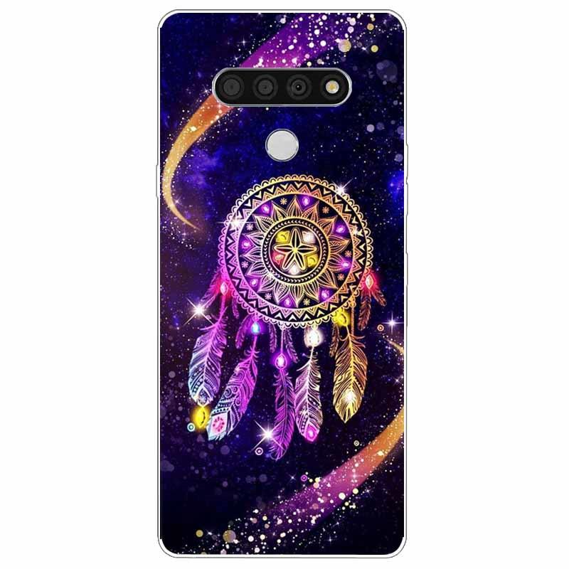 Soft Print Cover For LG K51 K61 V50 V60 Thinq Case Cute Cat Silicone Coque for LG K61 V50 Thinq Cases K 61 Shockproof Shell Bag