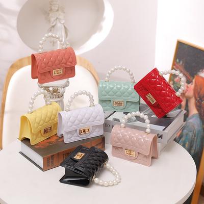 Pearl Bag Cheap Mini Bag Handbag Children's Bag Silicone Jelly Bag