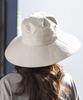 [Nissen] Women's moz Washable UV Long Wide Brim Hat (2 sizes to choose from) Black LL