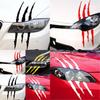 Monster Claw Scratch Decal Headlight Car Decoration Premium Vinyl Sticker For Halloween