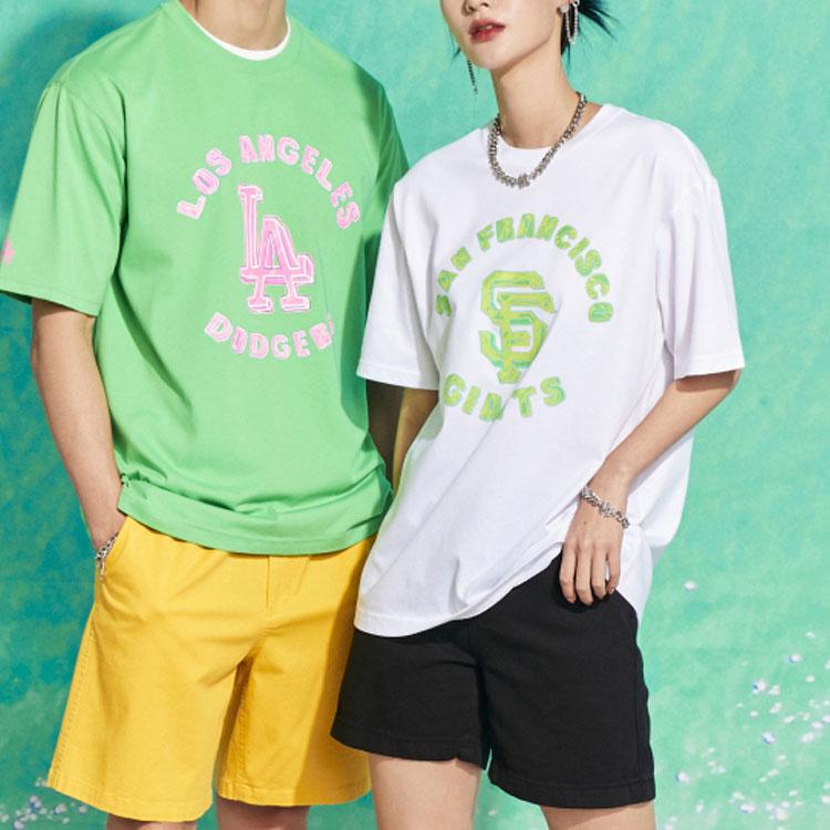 New MLB T Shirts Unisex White 3ATS63023-14WHS