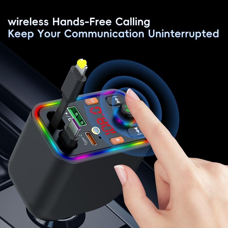 Lossless Music Playback Navigation-Compatible Hands-Free Calling Device Car Audio Receiver Bluetooth Headunit