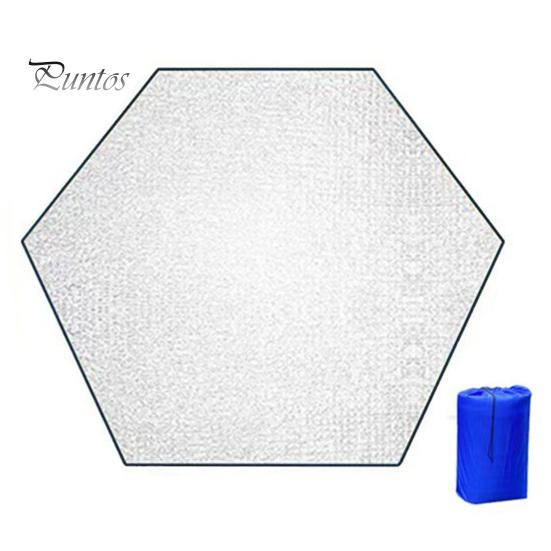 Aluminiumfolie Skummatta Isolerande campingmatta Värmereflekterande Värme Fuktsäker Vattentät Utomhus picknickmatta EPE Interiör Vikbar handbagage