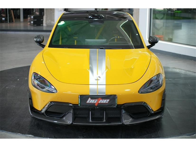 Compatible with Custom Carbon Fiber Front Splitter, Grooves, Electric Spoiler, & OEM Style Body Kit.
