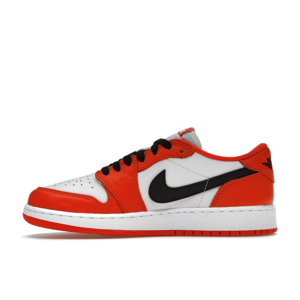 Air Jordan 1 Retro Low OG GS Starfish Kids Sneakers Orange White Black CZ0858-801