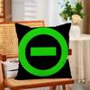 TType O NNegative Pillow Case Plush Pillow Cases Home Decoration Pillow Cover for Sofa Bed Chair Living Room