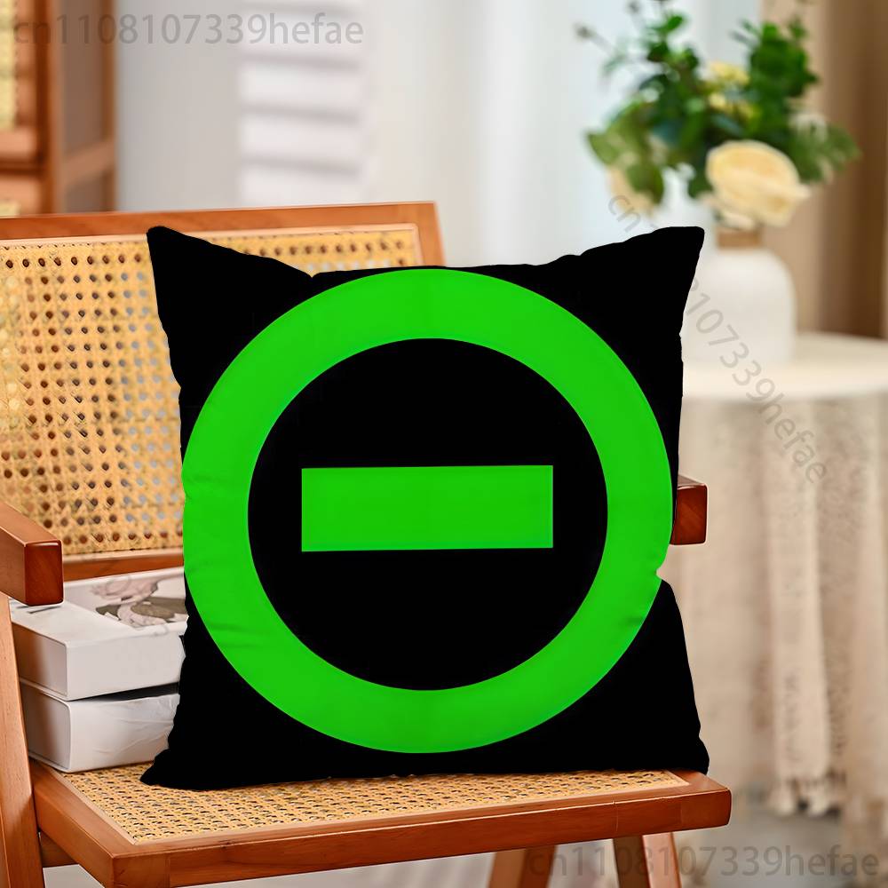 TType O NNegative Pillow Case Plush Pillow Cases Home Decoration Pillow Cover for Sofa Bed Chair Living Room