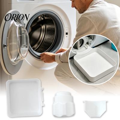 Laundry Room Floor Guard Washing Machine Drip Pan, Leak-Proof Drain Tray, Heavy-Duty Front Load Washer Pan Protector, for Front-Load Washers