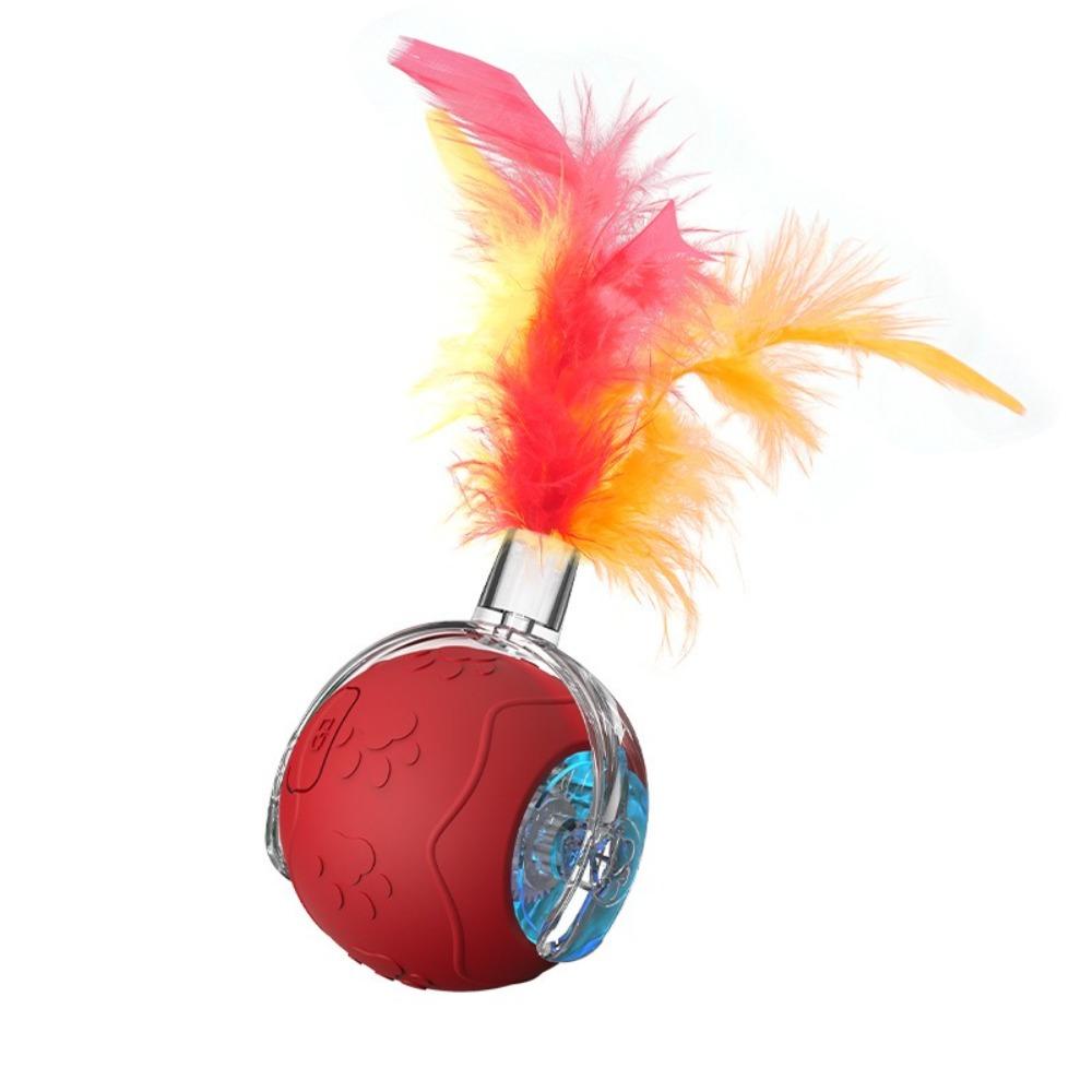 

Smart Cat Interactive Ball Faux Tail Moving Cat Ball Portable Pet Electric Toy Relieve Boredom Style4