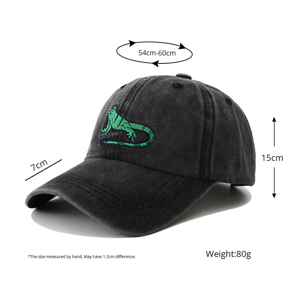 Four Seasons Retro Washed Embroidery Cotton Baseball Cap Men Women Vintage Adjustable Casual Dad Hat Hip Hop Streetwear Sun Hats