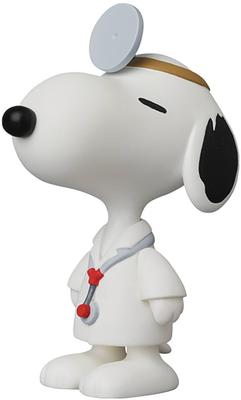 Medicom Toy UDF Ultra Detail Figure 722 PEANUTS SERIES 15 DOCTOR Approximately 78mm Finished Figure No. SNOOPY, Tall, Non-scale, Painted,