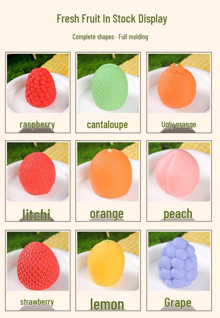 Food-Grade 3D Strawberry Ice Cream & Fruit Mousse Silicone Mold