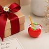 xiaobudian Fruit Shape Pen Holder, Large Capacity Desktop Pencil Organizer, Decorative Stationery Container Box for Home, Office, Classroom