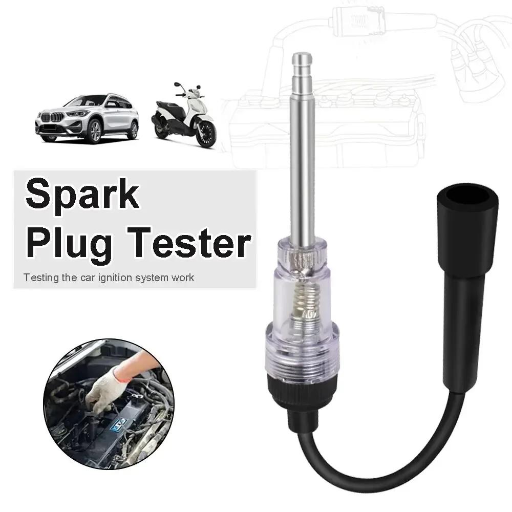 Car Plug Tester Ignition System Coil Engine Inline Autos Diagnostic Test Tool In-Line Igniton Spark Tester Wire Spark Test