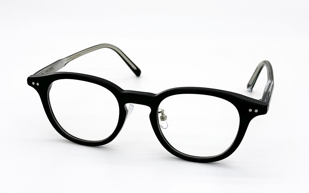 Lapeullolida Camelo Black Horn-Rimmed Glasses