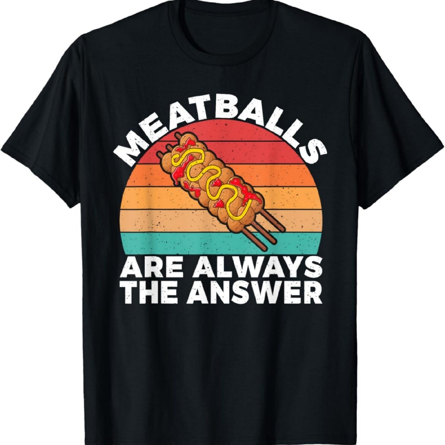 Meatballs are always the Answer Meatballs T-Shirt XXXXXL разноцветный