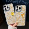 Cute Cartoon RilakkumaS Phone Case For iPhone 17 16e 16 15 14 13 12 11 mini Pro Max X XR XSMAX 8 Air Plus Transparent Soft Cover