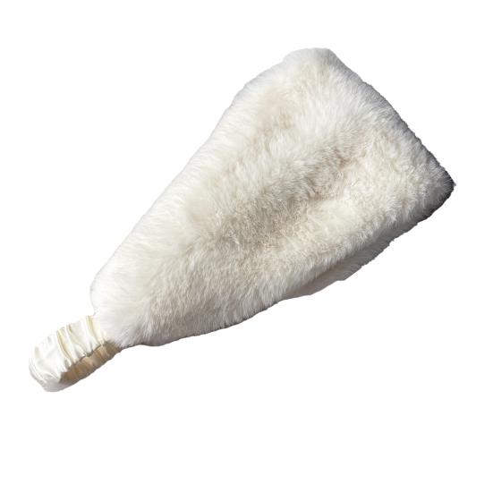 Faux Fur Lined Winter Headband Solid Color Ear Warmer with Elastic Telescopic Straps Earmuff Headscarf
