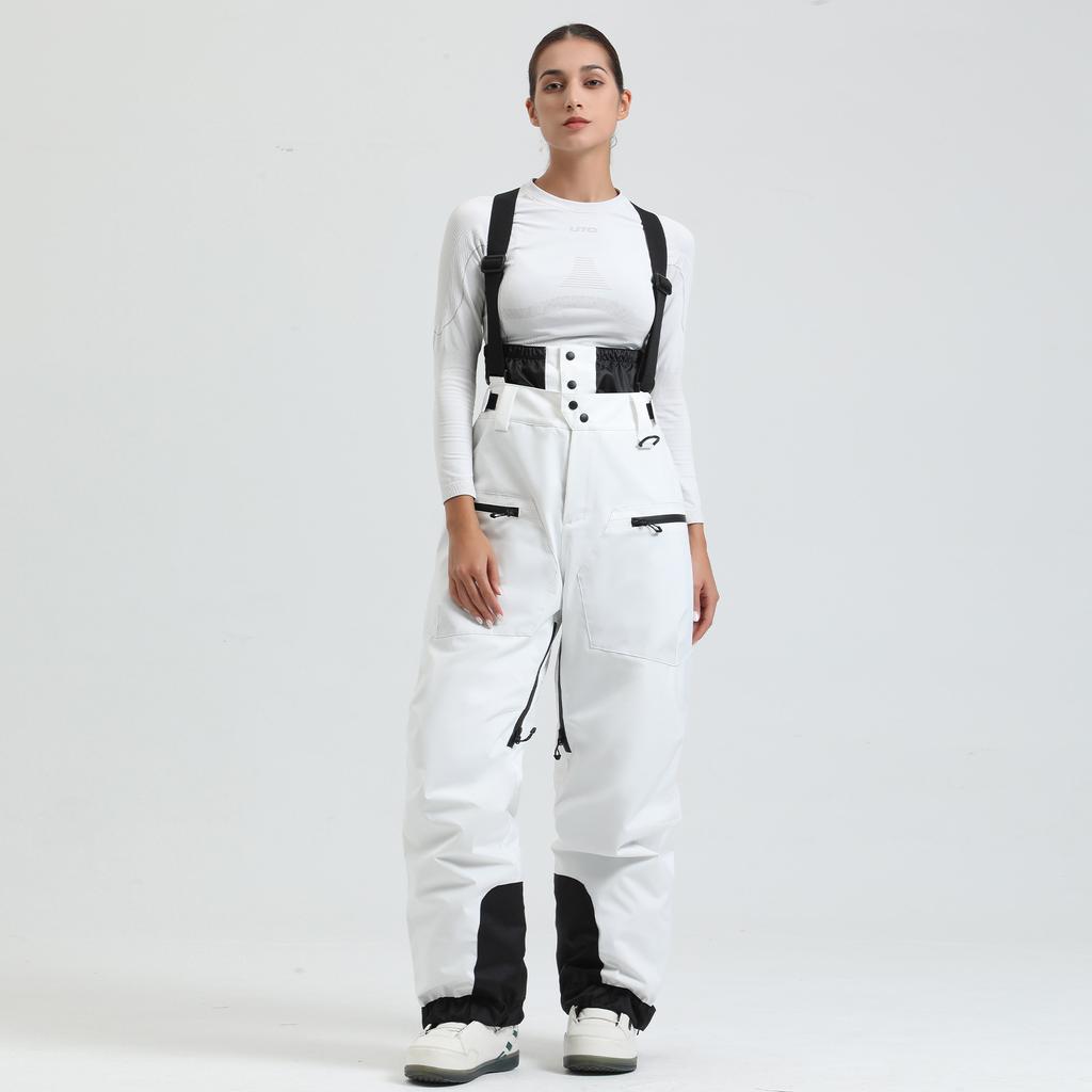 2025 New Unisex Ski Pants Women Windproof Waterproof Snow Pant Warm Breathable Thickened Winter Outdoor Snowboarding Trousers