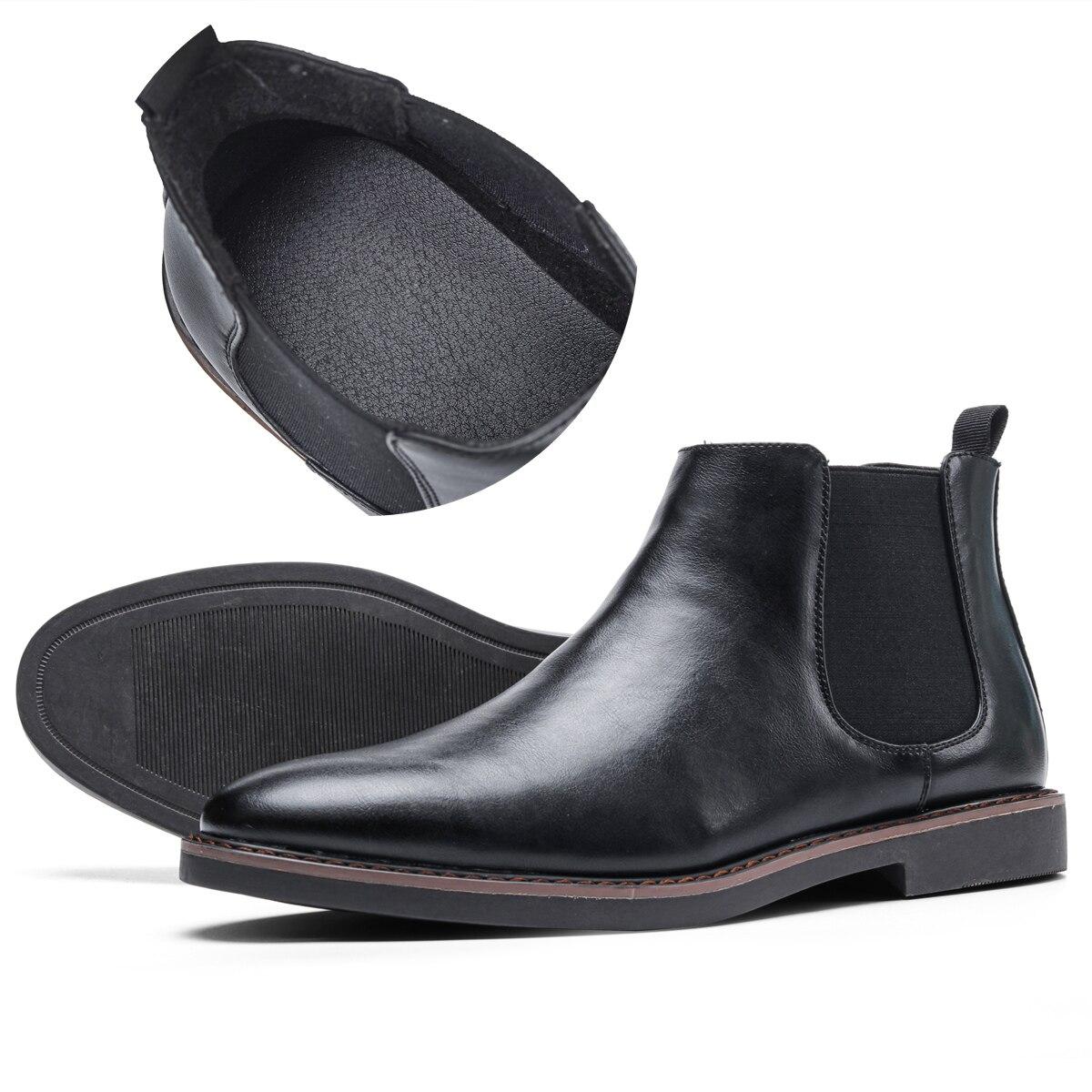 

HECRAFTED SHOES/ Зимние мужские ботинки из искусственной кожи 41