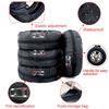 Waterproof Universal 4pcs/Set Spare Tire Cover Case Polyester Car Tires Storage Bag Carrier Auto Tyre Wheel Protector Dustproof