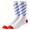 2 Paar Herren Damen Sport Socken Fußball Basketball Baseball Fußball Radfahren Laufen Atmungsaktiv Schnelltrocknend Gepolsterte Sportsocken