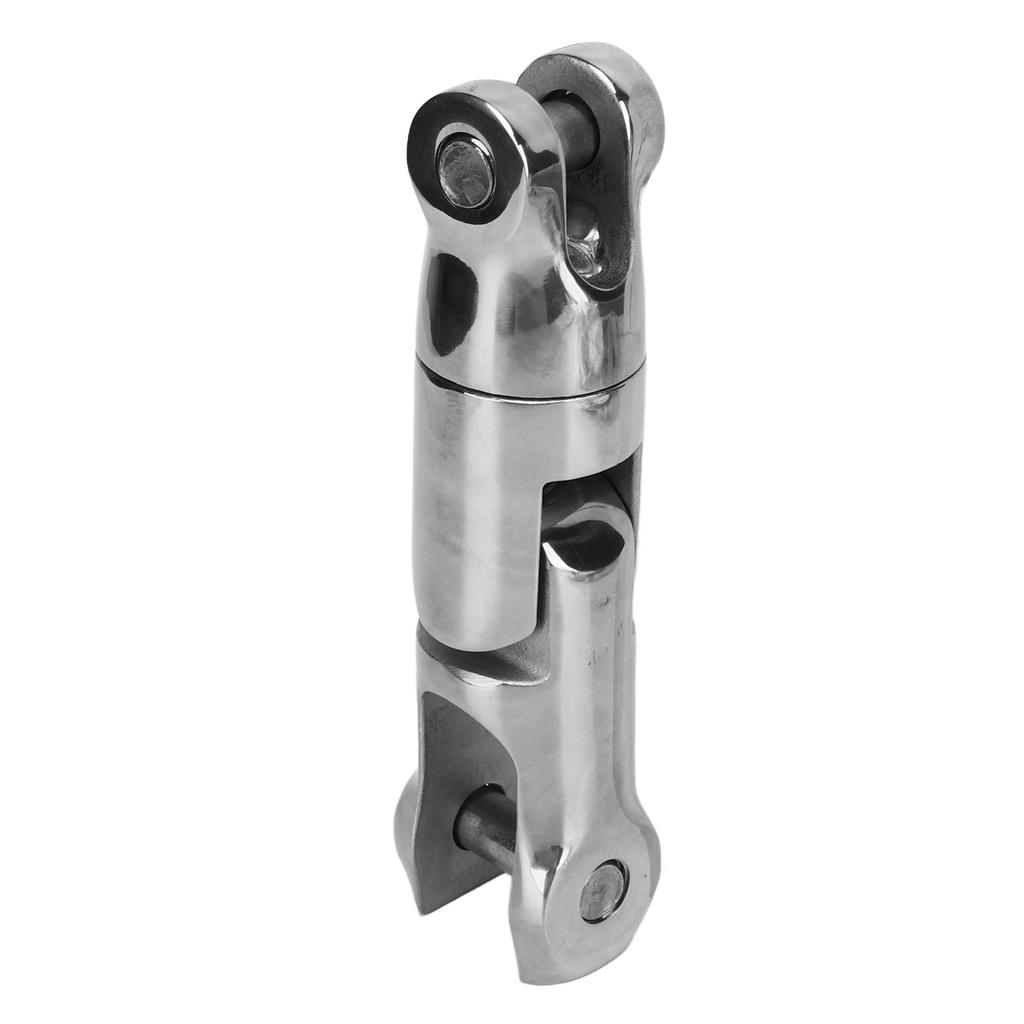 Anchor Double Swivel Connector 316 Stainless Steel Multi Directional 9000LBS Work Load for 10‑12mm Chain