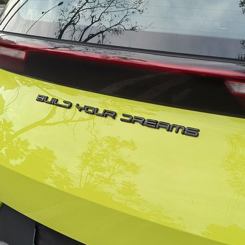 rpqjh8 For BYD Dolphin Surf Dolphin Mini Atto 1 2023-2025 Blacked Emblem BYD Rear Letter Exterior Decal Sticker Modification