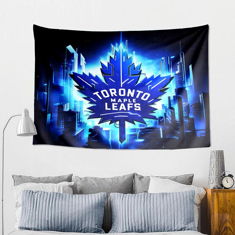 Maple Leafs Printed Tapestry, Wall Hanging,Livingroom, dormitory, Large Wall Decor, Fabric Decor Fan Birthday Gifts