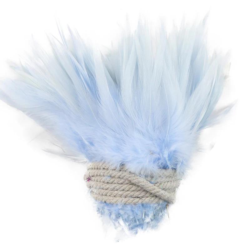 1 Roll Natural Pheasant Feathers for Crafts Jewelry Needlework Decoration Fly Tying Materials Chicken DIY Handicraft Accessories