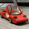 1:32 Lamborghini Countach LP500S Diecast Model Toy Cars for Children Miniature Vehicle Boys Toy Car Games Children Children Toys