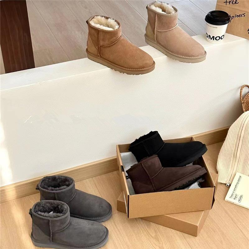 Men's 2024 Mulberry Sheepskin Fur Casual Winter Boots