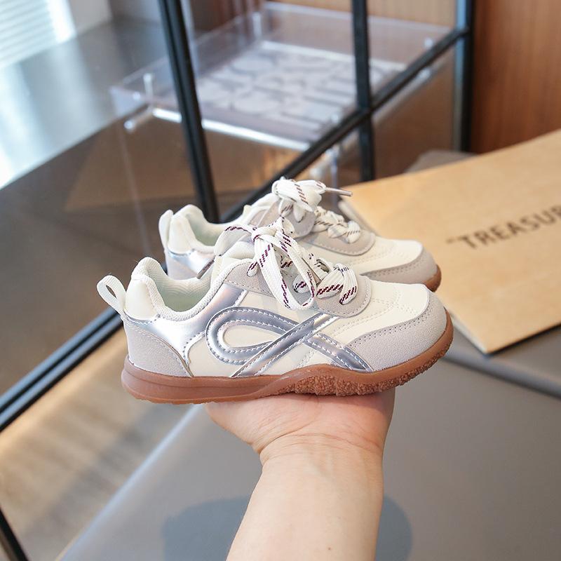 Girls' shoes Children's moral training shoes Soft-soled sports board shoes 2025 Spring and Autumn New Boys' Forrest Gump Shoes