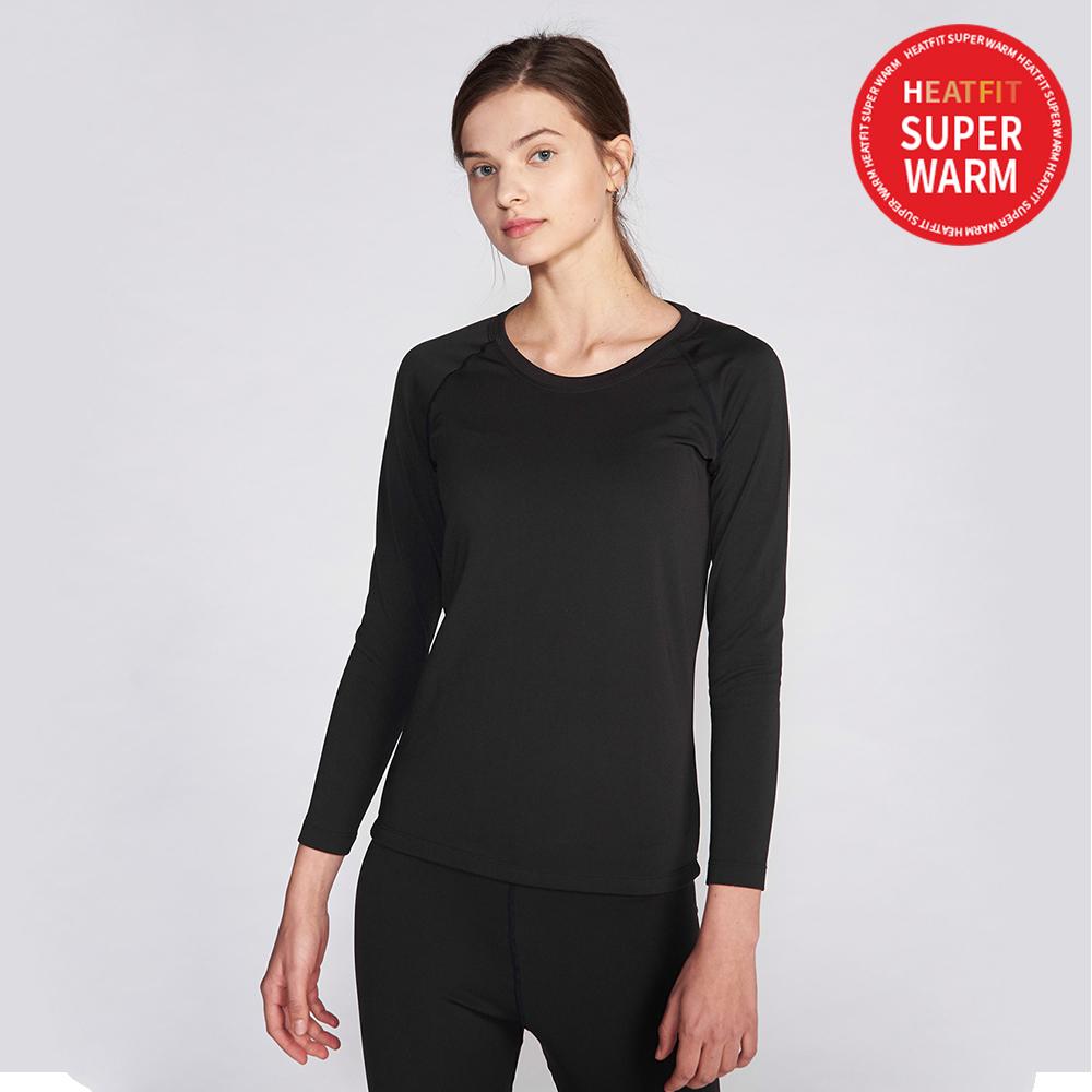 SUMNFIT Super Warm Women'S Raglan Long Sleeve Fleece Thermal Underwear