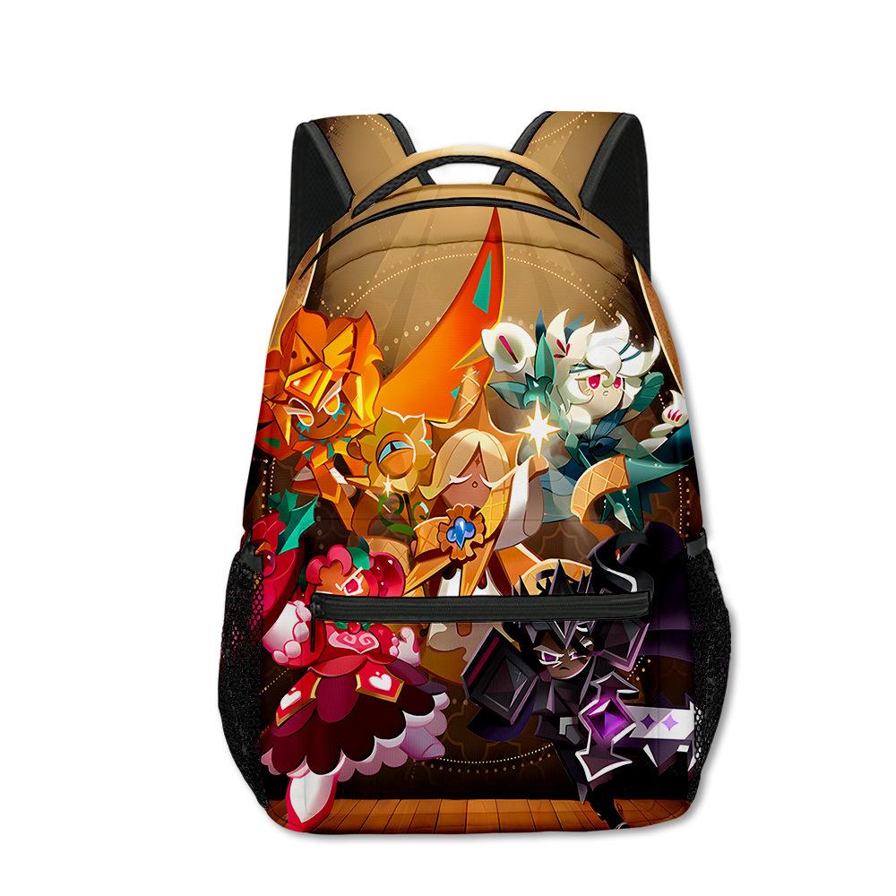 Luxury Popular Funny Shadow Milk Plush Student Bookbag Notebook Backpacks 3D Print Oxford Waterproof Boys/Girls Travel Backpacks