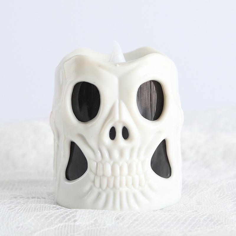 LED Remote-Controlled Glowing Ghost Lamp for Halloween Yard Decoration