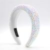 Wide Brim Full Rhinestone Headband Padded Design Baroque Headdress Hair Accessory  Performance
