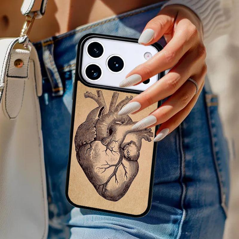 Medical Human Anatomy Phone Case For iPhone 17 Air 14 15 13 12 Max Cover For Apple 16e 11 Pro Max Plus Coque