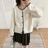 Women S Sweet Age Reducing 3d Flower Color Block Knit Cardigan Sweater