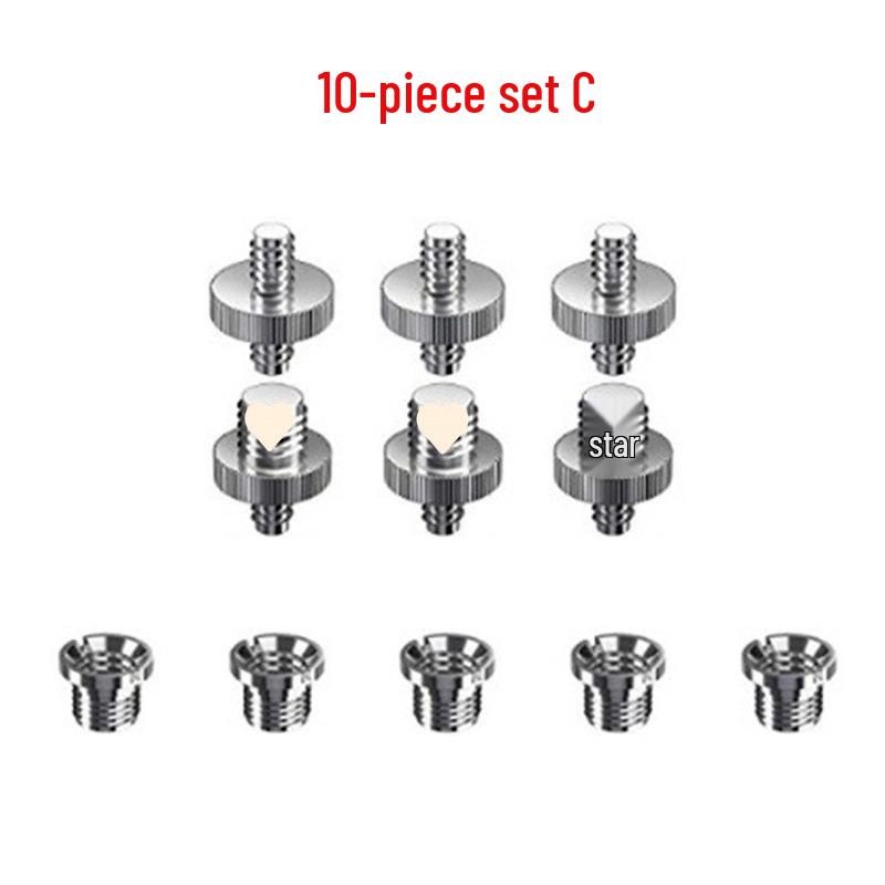 1/4 to 3/8 Hot Shoe Camera Tripod Screw Set