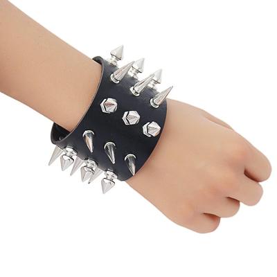 Punk Gothic Nieten PU Leder Armband