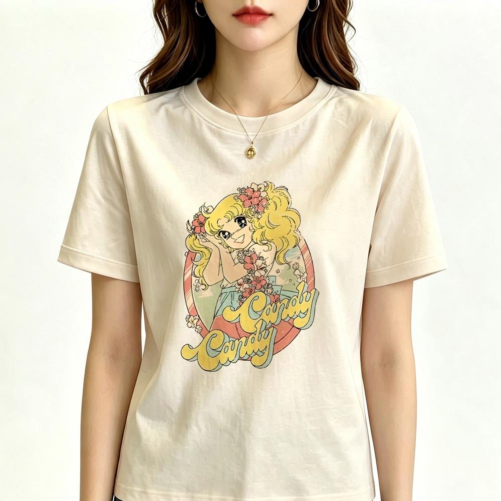 Candy Candy Anime tshirt Women meme anime aesthetic graphic t shirt gyaru streetwear Unisexga japanese japan