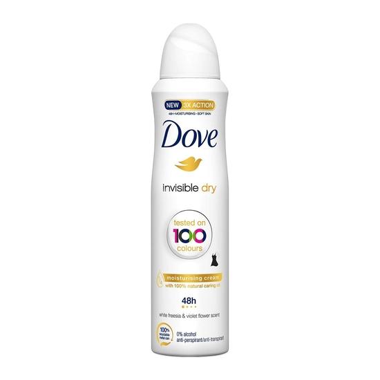 Dove Unisex Invisible Dry Женский Свежий Антиперспирант Дезодорант Спрей, 250 мл, 1 шт.