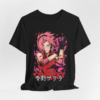 Anime Sakura Unisex Jersey T-Shirt Tee Tops, Fanartikel, Grafikshirt, Geschenke