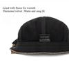 Retro Adjustable Newsboy Caps Grid Design Herringbone Pattern Berets British Style Painters Hats Men Fashion