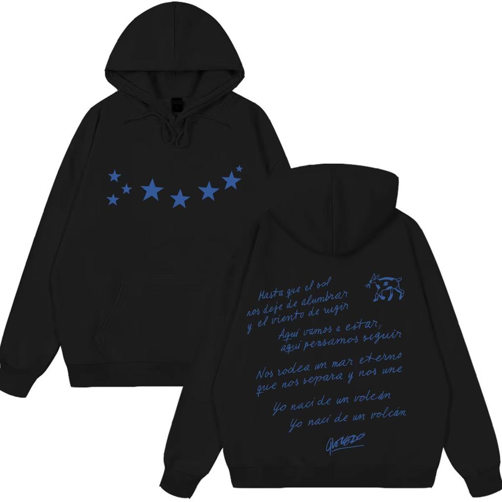 QUEVEDO EL BAIFO Album 2026 Tour Graphics Hoodie Men Women Fashion Hoodies Fashion Print Long Sleeve Unisex Casual Print sweatshirt Oversized